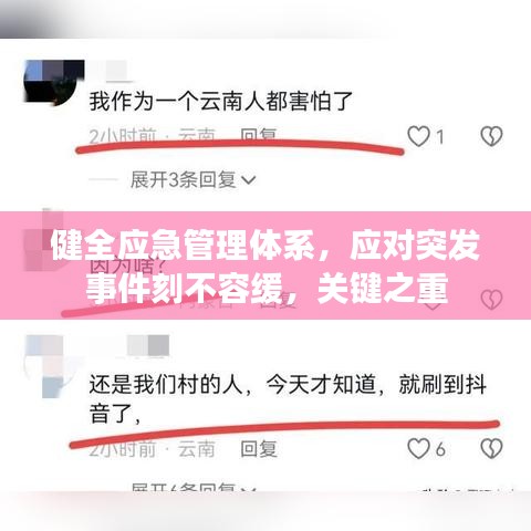 健全應(yīng)急管理體系，應(yīng)對(duì)突發(fā)事件刻不容緩，關(guān)鍵之重