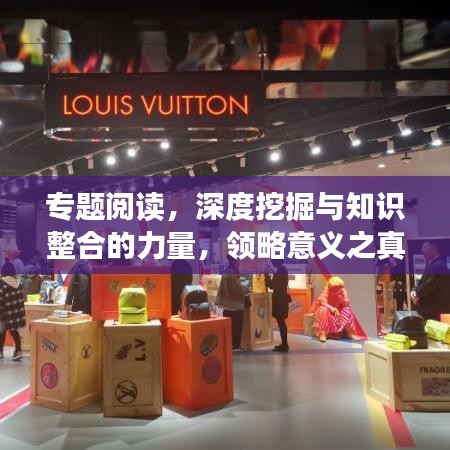 專題閱讀，深度挖掘與知識整合的力量，領略意義之真諦