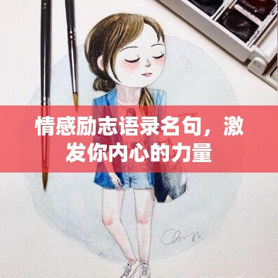 情感勵志語錄名句，激發(fā)你內心的力量