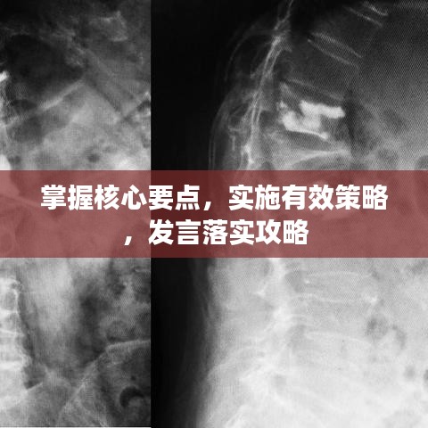 掌握核心要點(diǎn)，實(shí)施有效策略，發(fā)言落實(shí)攻略