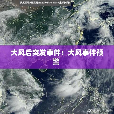 大風后突發(fā)事件：大風事件預(yù)警 
