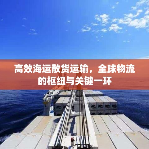 高效海運(yùn)散貨運(yùn)輸，全球物流的樞紐與關(guān)鍵一環(huán)