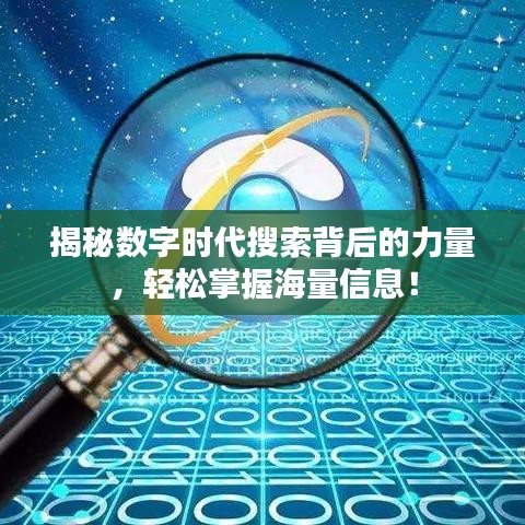 揭秘?cái)?shù)字時(shí)代搜索背后的力量，輕松掌握海量信息！