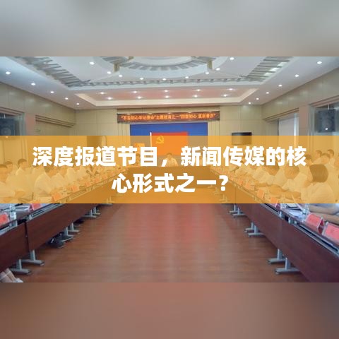 深度報道節(jié)目，新聞傳媒的核心形式之一？