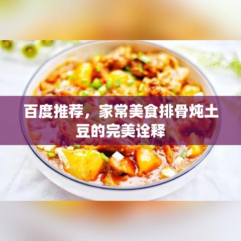 百度推薦，家常美食排骨燉土豆的完美詮釋