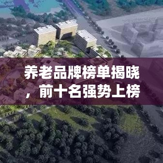 養(yǎng)老品牌榜單揭曉，前十名強勢上榜，不容錯過！