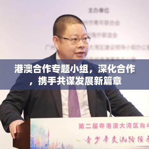 港澳合作專題小組，深化合作，攜手共謀發(fā)展新篇章
